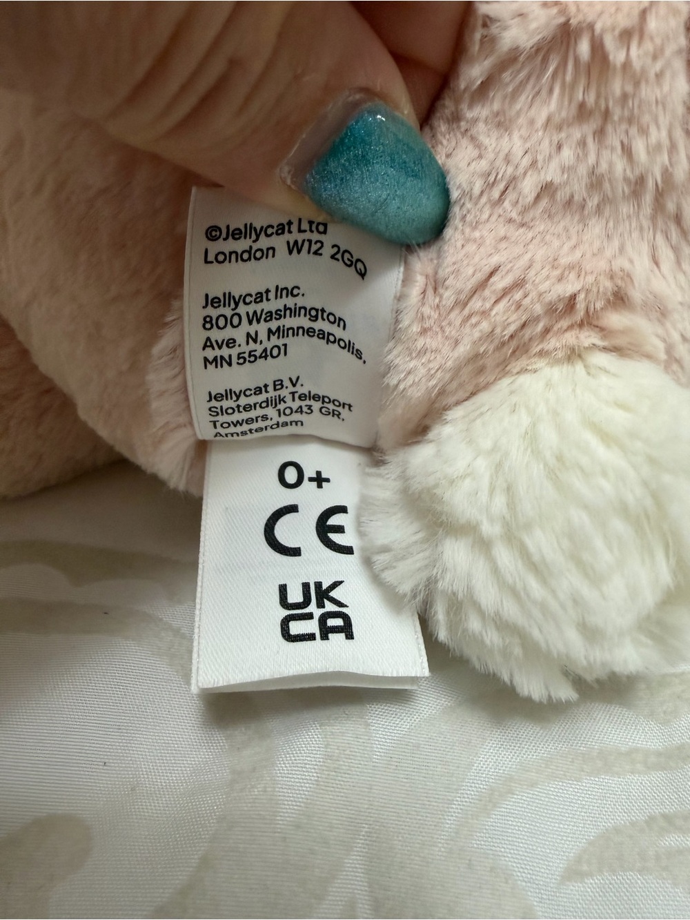 Jellycat Bashful Bunny Blush 12” - Picture 5 of 6